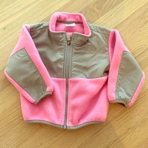 North Face Pink Fleece zip-up